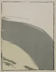 Sandra Blow, Untitled, Line 89) lithograph printed in colours