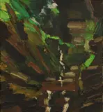 George Rowlett, Untitled, oil on canvas 33 x 26cm .