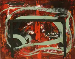 Untitled by Maurice Cockrill, acrylic and oil on canvas 80 x 100cm, sold Apr 2022