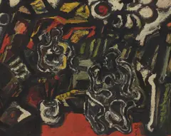 Gerald Wilde, Untitled, oil on paper 51 x 61.5cm Exhibited: The October Gallery