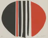 Terry Frost, Untitled, Black and White screenprint in colours