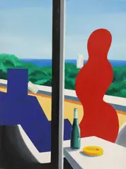 Peter Denmark, Untitled, acrylic on canvas 127.5 x 67.5cm