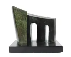 John Milne, Untitled, 1971 patinated bronze