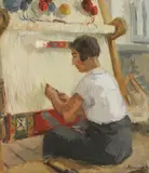 Elena Abramyan, Untitled, oil on canvas 65 x 57cm