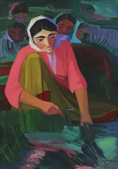 Artashes Abramyan, Untitled, oil on canvas 105 x 73cm