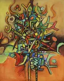 Ahmed Pervez, Untitled, 1926-1979) Untitled oil on canvas 76 x 61cm