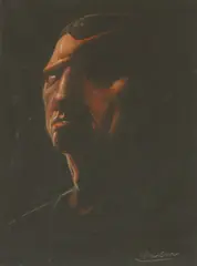 Untitled by Peter Howson, pastel 29.5 x 21cm Provenance: With Flowers East, sold Apr 2022