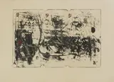 Antoni Tàpies, Untitled, 3 etching with colour