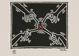 Keith Haring, Untitled, 1958-1990) Untitled offset lithograph in colours