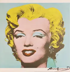 Untitled by Andy Warhol, 1964 offset lithograph in colours, sold Apr 2022