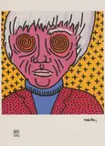 Keith Haring, Untitled, 1958-1990) Andy Warhol offset lithograph in colours