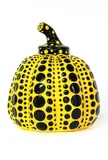 Untitled by Yayoi Kusama, painted cast resin, sold Apr 2022