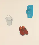 Michael Craig-Martin, Untitled, b.1941) 'Distant Relations' screenprint in colours