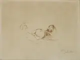 John Lennon, Untitled, 1970 lithograph