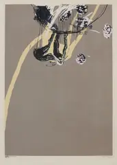 Untitled by Brett Whiteley, 1965 screenprint in colours, sold Apr 2022