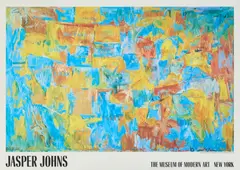 Jasper Johns, The Map, 1989, Farboffset auf beschichtetem Karton