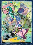 Frank Stella, Nemrik (Aus: Near East Series), 1999, Farbserigrafie, Prägedruck, Farblithografie und Farbradierung auf Bütten