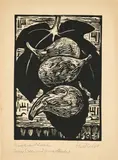 Erich Heckel, 30. Jahresblatt: Feigenblatt und Früchte