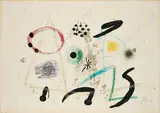 Joan Miró, Maravillas con variaciones acrósticas, 1975, Farblithografie auf Arches FRANCE (Wasserzeichen)