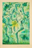 André Masson, Caprice villageois, 1946, Farbradierung auf BFK RIVES (Wasserzeichen)