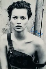 Peter Lindbergh, Kate Moss. Haper's Bazaar Dezember 1994, 1994, Gelatinesilberabzug auf Kodak Professional
