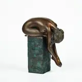 Bruno Bruni, La Spina, 1999, Bronze, braun und grün patiniert, teilweise poliert