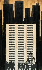 El Bocho, Ohne Titel, 2010, Sprühfarbe und Acryl auf Leinwand