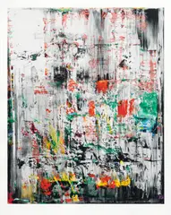 Ice 2 by Gerhard Richter, 2003, Farbserigrafie auf Büttenkarton, sold Jun 2024