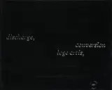 Joseph Kosuth, Discharge - conversion, lege artis, 1989, Farbserigrafie auf einer schwarzen und einer transparenten, gelben Folie, übereinander montiert