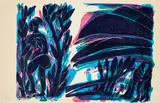 HAP Grieshaber, Alb 15.2.1969, 1969, Farblithografie und Farbholzschnitt auf BFK RIVES (Wasserzeichen)