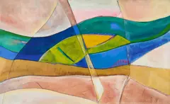 Beschwingt by Christiane Brendel, 2007, Acryl auf Leinwand, sold Sep 2024