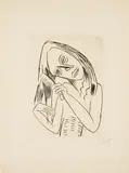 Karl Schmidt-Rottluff, Kämmendes Mädchen