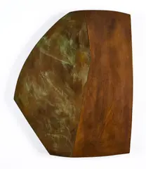 Catherine Lee, "Umbertide", 1990, Bronze, braun und grün patiniert