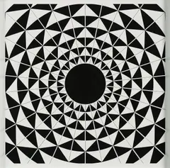Komposition 703 by Marcello Morandini, 2020, Farbserigrafie auf Acrylglas über Serigrafie auf Baumwollpapier. In Holzrahmen, sold Apr 2024