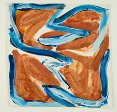Alain Clément, Ohne Titel, 1983, Acryl auf Leinen