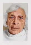 Robert Lyons, Alte Frau, 2002, C-Print. Auf Aluminium kaschiert
