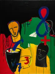 Sobral Centeno, "Lugares XVI", 2001, Acryl auf Leinwand