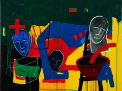 Sobral Centeno, "Lugares XXI", 2001, Acryl auf Leinwand