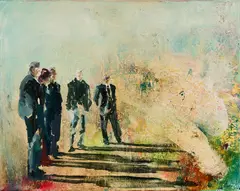 Bernd Kirschner, "Superstars", 2012, Öl auf Leinwand