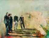 Bernd Kirschner, "Superstars", 2012, Öl auf Leinwand