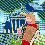 Kestutis Grigaliunas, "Music flows freely", 2005, Acryl auf Leinwand