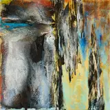 Kim Yusob, "Energy Field II", 2010, Mischtechnik auf Leinwand