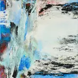 Kim Yusob, "Energy Field", 2010, Mischtechnik auf Leinwand