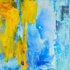 Kim Yusob, "Energy Field II", 2010, Mischtechnik auf Leinwand