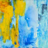 Kim Yusob, "Energy Field II", 2010, Mischtechnik auf Leinwand