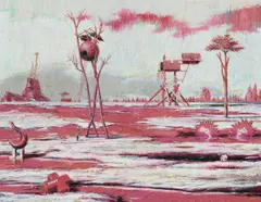 Maik Wolf, Astral Magma 5, 2013, Öl auf Leinwand
