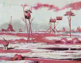 Maik Wolf, Astral Magma 5, 2013, Öl auf Leinwand