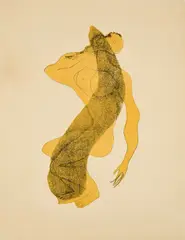 Henri Laurens, Femme Couché, Um 1950, Farblithografie auf Arches (Wasserzeichen)