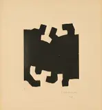 Eduardo Chillida, Zur II, 1972, Holzschnitt auf Auvergne a la main (Wasserzeichen)