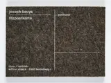 Joseph Beuys, Filzpostkarte, 1985, Farbserigrafie auf Filz. In der originalen Box